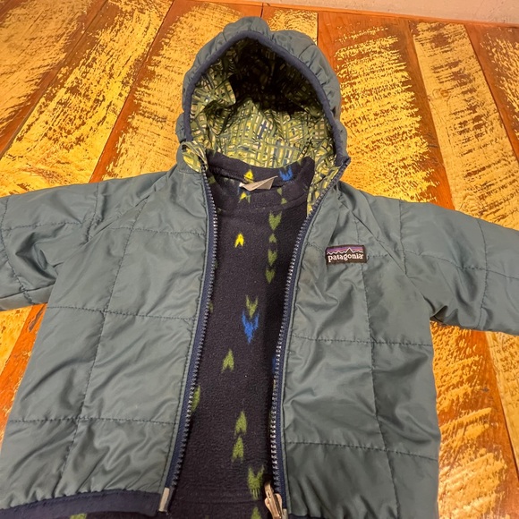 Patagonia baby reversible fall jacket coat and tribal patterned fleece - Picture 12 of 12